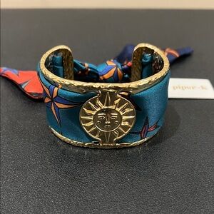 Piper K | Celestial Motif Cuff/Scarf Bracelet